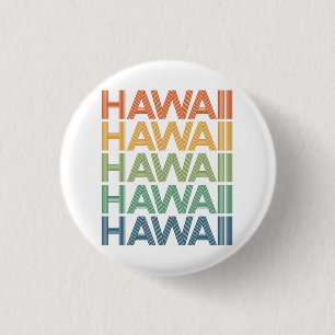 Hawaii Trip Tropical Aloha Hawaii Vacation, Beach 1 Inch Round Button