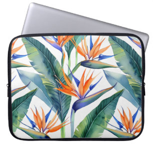 Hawaii tropical art laptop sleeve