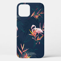 Hawaii Tropical Flamingo With Bird of Paradise Flo