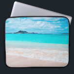Hawaii Tropical Sandy Beach Turquoise Ocean Photo Laptop Sleeve<br><div class="desc">Remember the fresh salt smell of the ocean air. Relax, breathe, and explore the solitude of an empty Hawaiian beach with this stunning, vibrantly-colored photography neoprene laptop sleeve. This laptop sleeve comes in three sizes: 15", 13", and 10”. Makes a great gift for someone special! You can easily personalize this...</div>