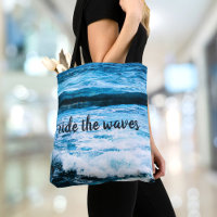 Hawaii Turquoise Ocean Photo Ride the Waves Quote