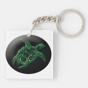 Hawaii Turtle Keychain