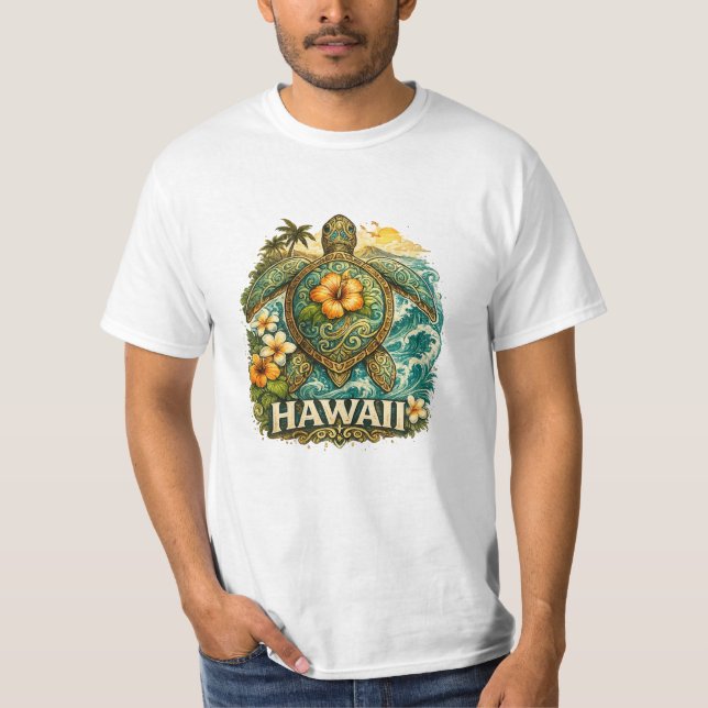 Hawaii Turtle T-Shirt (Front)