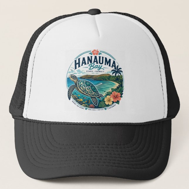 Hawaii Turtle Trucker Hat (Front)