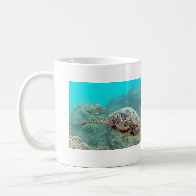 Hawaii Turtles - Honu Coffee Mug (Left)