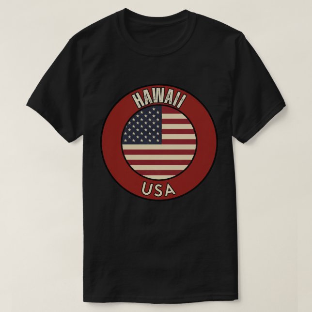 Hawaii United States of America T-Shirt (Design Front)