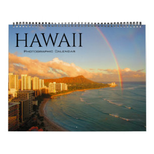 hawaii usa 2027 large calendar