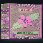 Hawaii Vacation Scrapbook Binder<br><div class="desc">Tropical themed vacation book for Hawaii and other vacation destinations. Makes a great gift for storing your memories.</div>