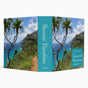 Hawaii Vacation Treasured Memories Scrapbook Binder