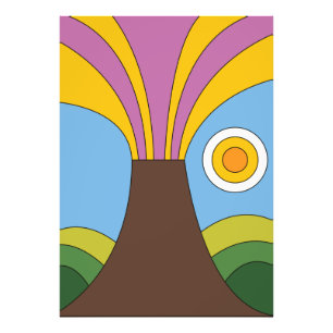 Hawaii Vintage 1960s style travel poster