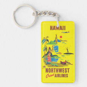 Hawaii vintage keychain