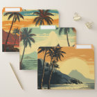Hawaii Vintage Look File Folders