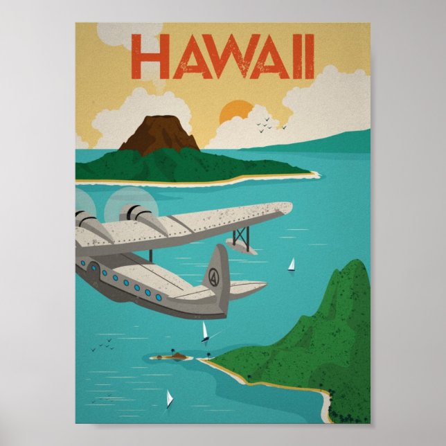 Hawaii Vintage Poster (Front)