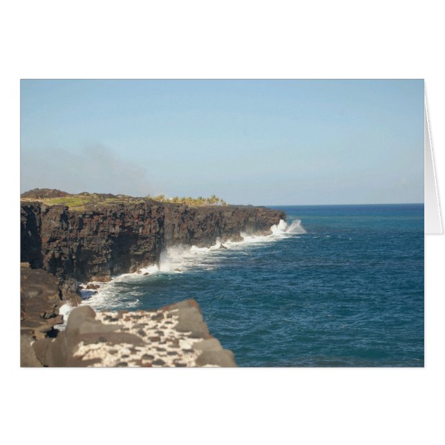 Hawaii Volcanoes National Park Blank Card (Front Horizontal)