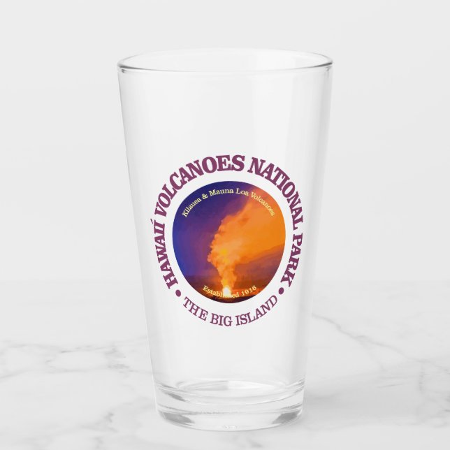 Hawaii Volcanoes National Park Glass (Front)