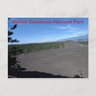 Hawaii Volcanoes National Park Kilauea Iki Postcard