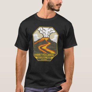 Hawaii Volcanoes National Park Kilauea Retro T-Shirt