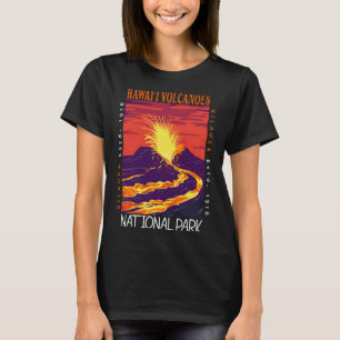 Hawaii Volcanoes National Park Kilauea Volcano Vin T-Shirt