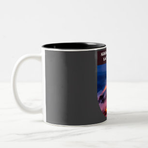 Hawaii Volcanoes National Park Two-Tone Coffee Mug