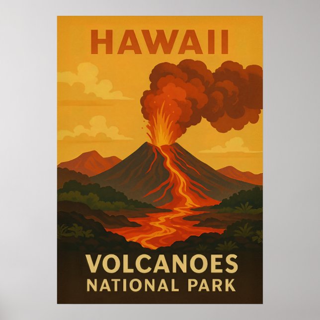 Hawaii Volcanoes National Park V01 Poster (Front)
