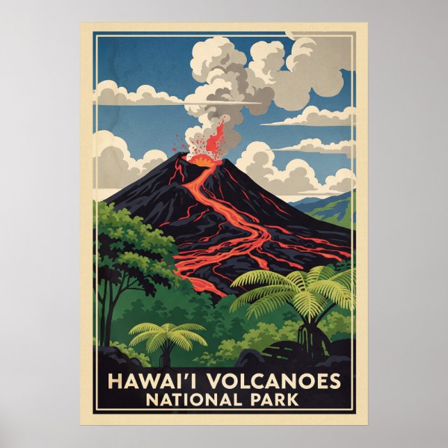 Hawaii Volcanoes National Park V02 Poster (Front)