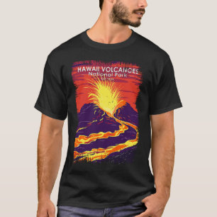 Hawaii Volcanoes National Park Vintage Grunge T-Shirt