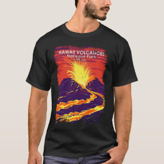 Hawaii Volcanoes National Park Vintage Grunge T-Shirt