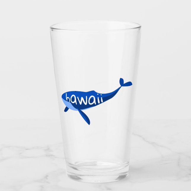 Hawaii Whale Glass (Front)