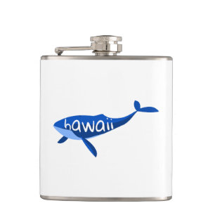 Hawaii Whale Hip Flask