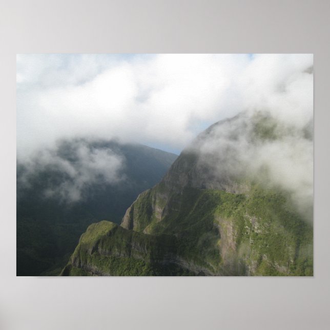 Hawaiian Aerial View Poster (Front)
