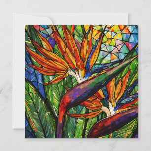 Hawaiian aloha art card blank back