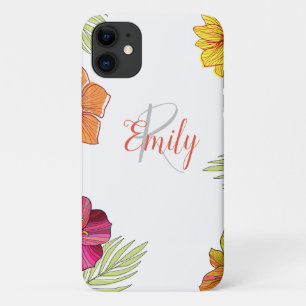 Hawaiian Aloha Floral  iPhone 11 Case
