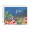 Hawaiian Aloha Flowers Pineapples and Mountains 