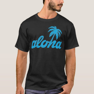 Hawaiian Aloha Palm Tree Vintage Style T-Shirt