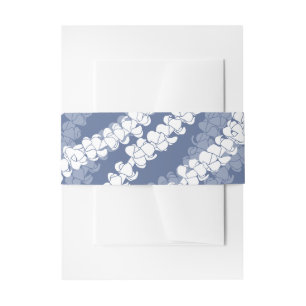 Hawaiian Aloha print Invitation Belly Band