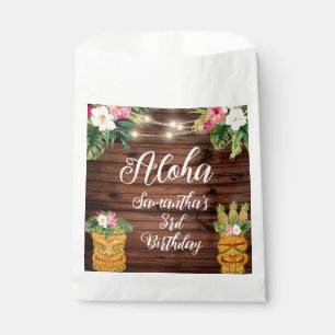 Hawaiian Aloha Tropical Birthday Luau Party Favour Bag