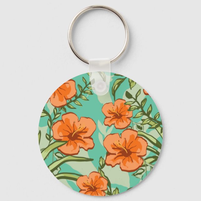 Hawaiian Art Keychain (Front)