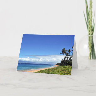 Hawaiian Beach Day Card