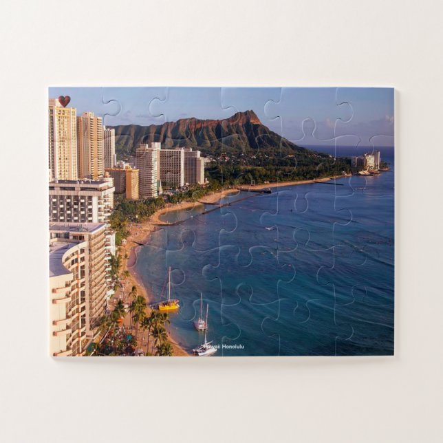 Hawaiian Beach Hula Dancers Jigsaw Puzzle (Horizontal)