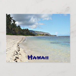 Hawaiian beach postcard