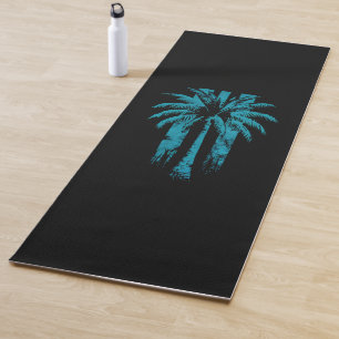 Hawaiian Beach Summer Tropical Vacation Palm Tree Yoga Mat