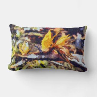 Hawaiian Bird of Paradise Lumbar Pillow