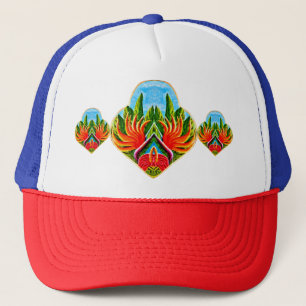 Hawaiian Birds of Paradise Trucker Hat