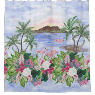 Hawaiian Bliss: Tropical Watercolor Pattern