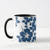 Hawaiian Blue Hibiscus Flowers