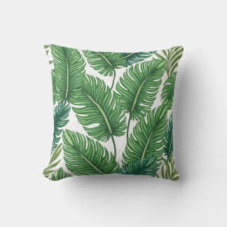 Hawaiian Botanical Pillow Cushion