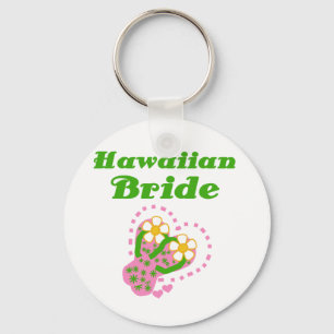 Hawaiian Bride Keychain