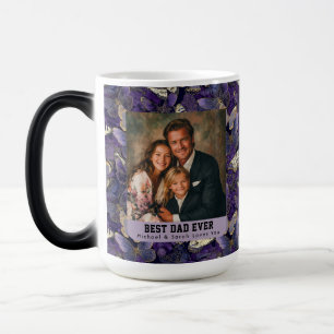 Hawaiian Butterfly Camouflage Grandpa Day Coffee Magic Mug