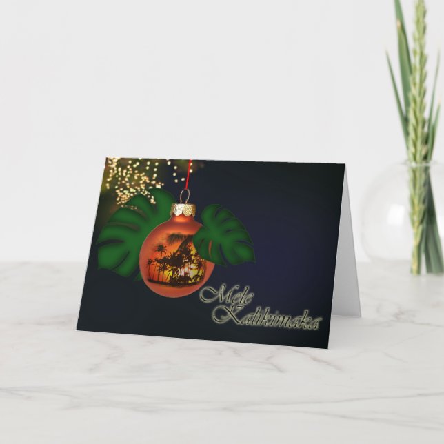 Hawaiian Christmas Card (Front)