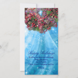 hawaiian christmas eve holiday card